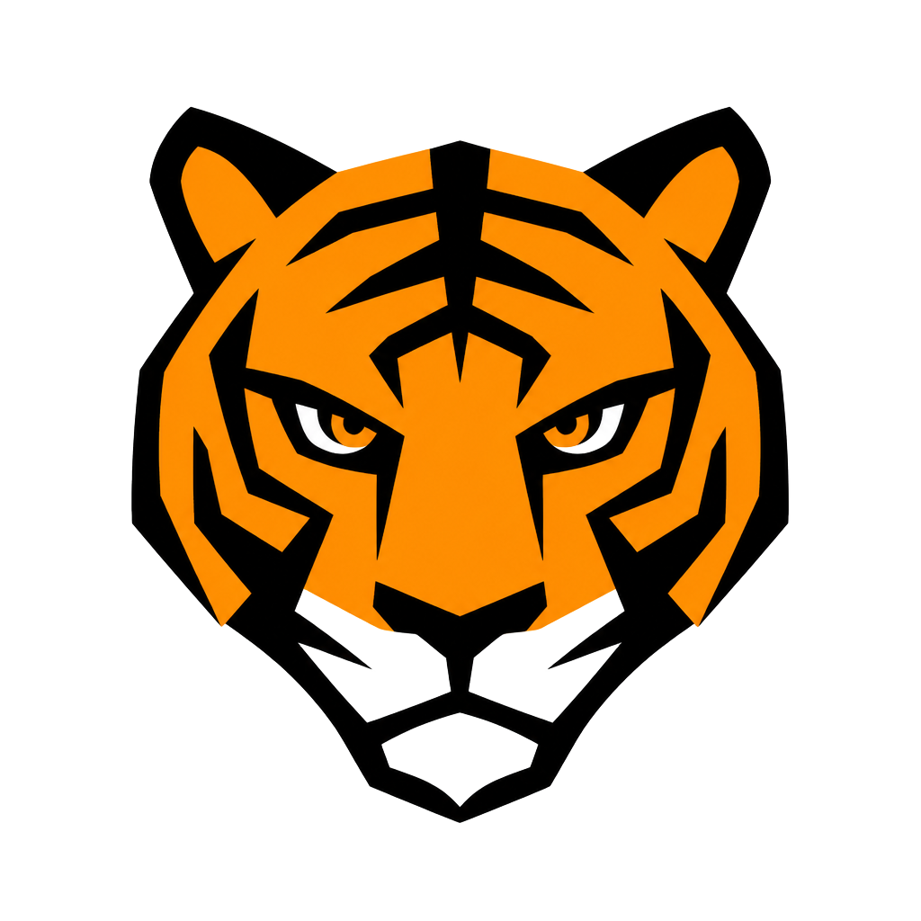 Tiger Insight tiger head logo
